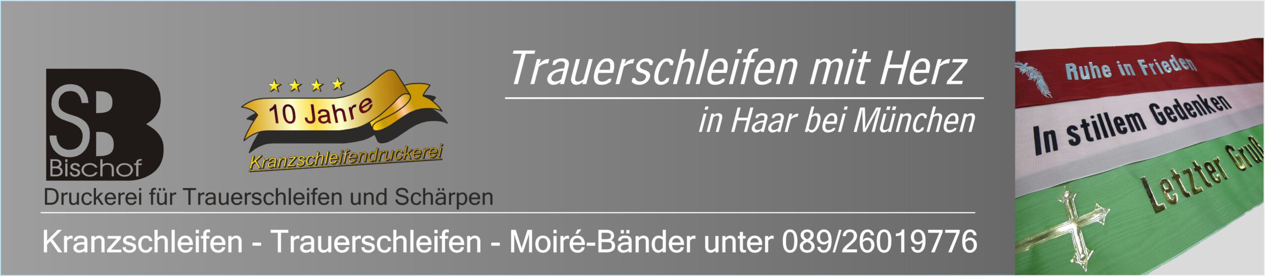 Druckerei für Trauerschleifen