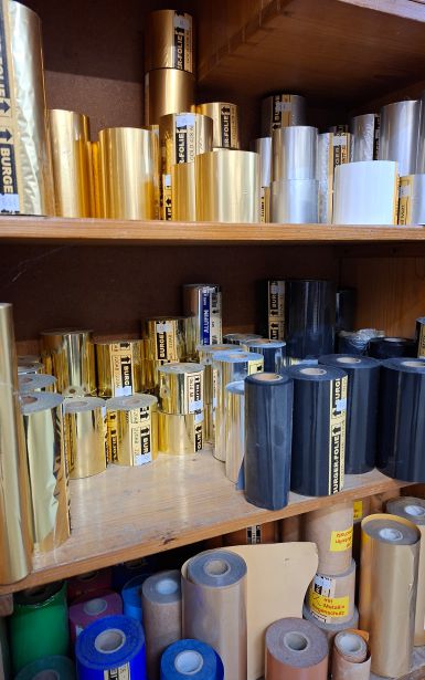 Druckfarben der Druckerei